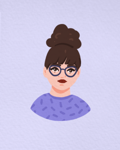 Portrait illustré, avatar d'équipe - Aurore Leprivey