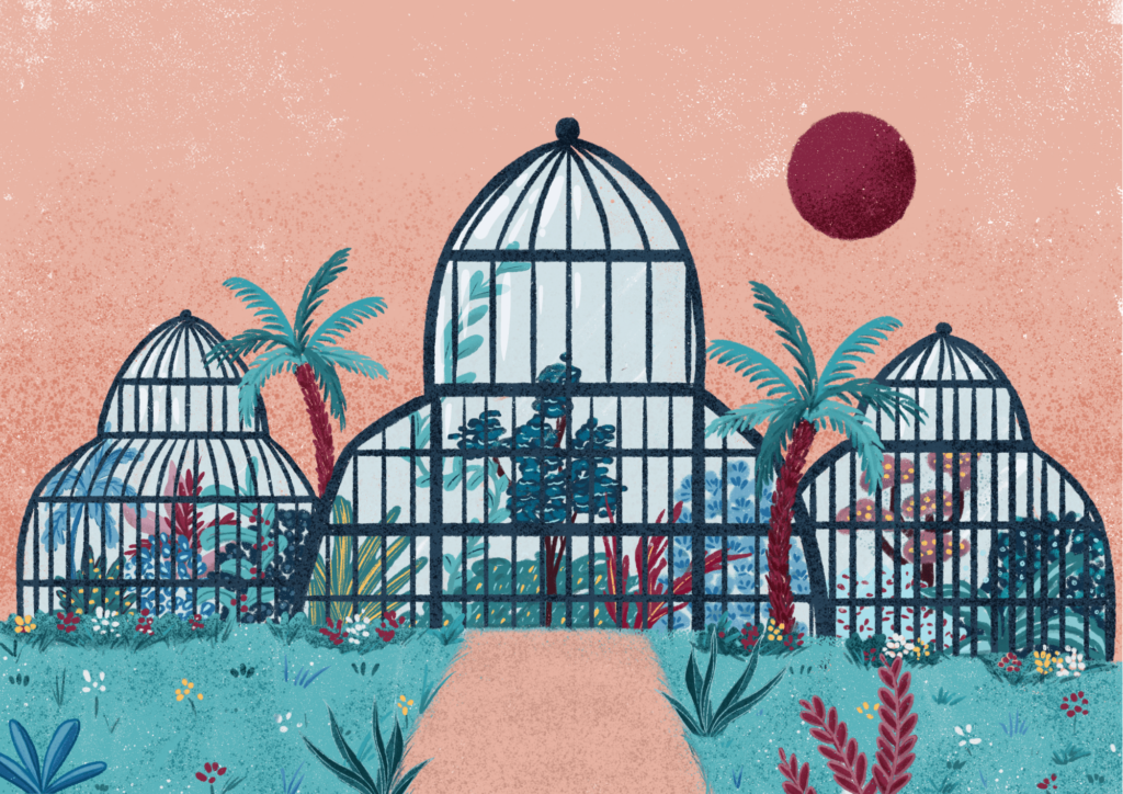 Illustration botanique Parc de la tête d'or | Aurore Leprivey