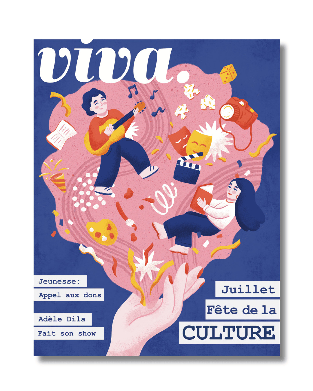 Illustration éditoriale couverture magazine Viva Villeurbanne Aurore Leprivey Illustration éditoriale couverture magazine Viva Villeurbanne Aurore Leprivey