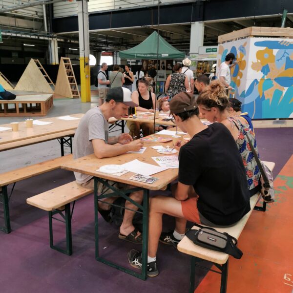 Atelier peinture Lyon Street food festival -Aurore Leprivey