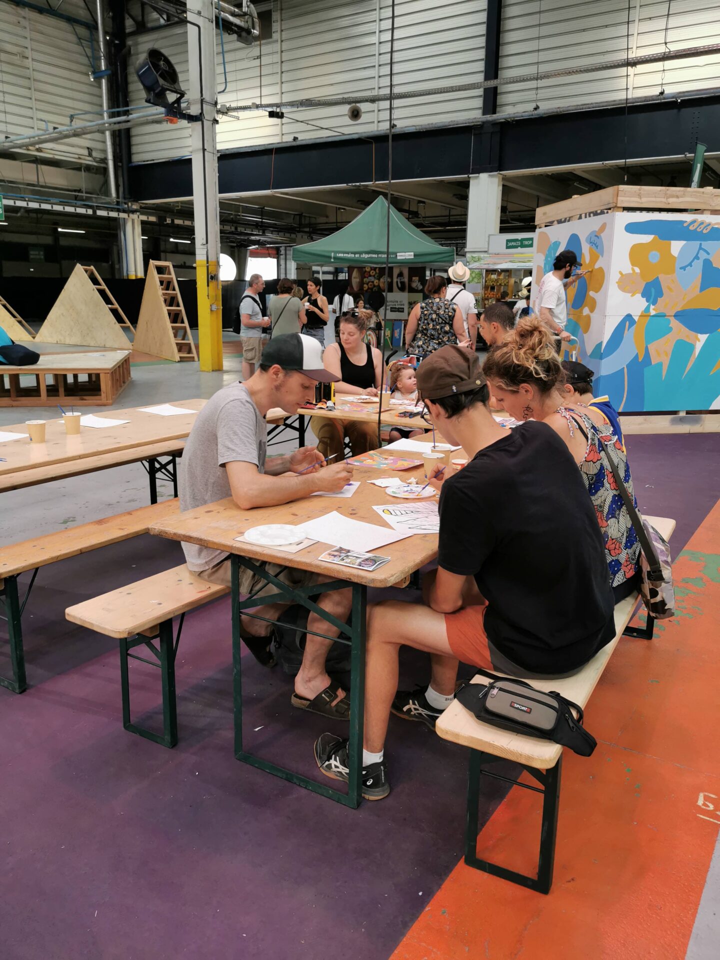 Atelier peinture Lyon Street food festival -Aurore Leprivey