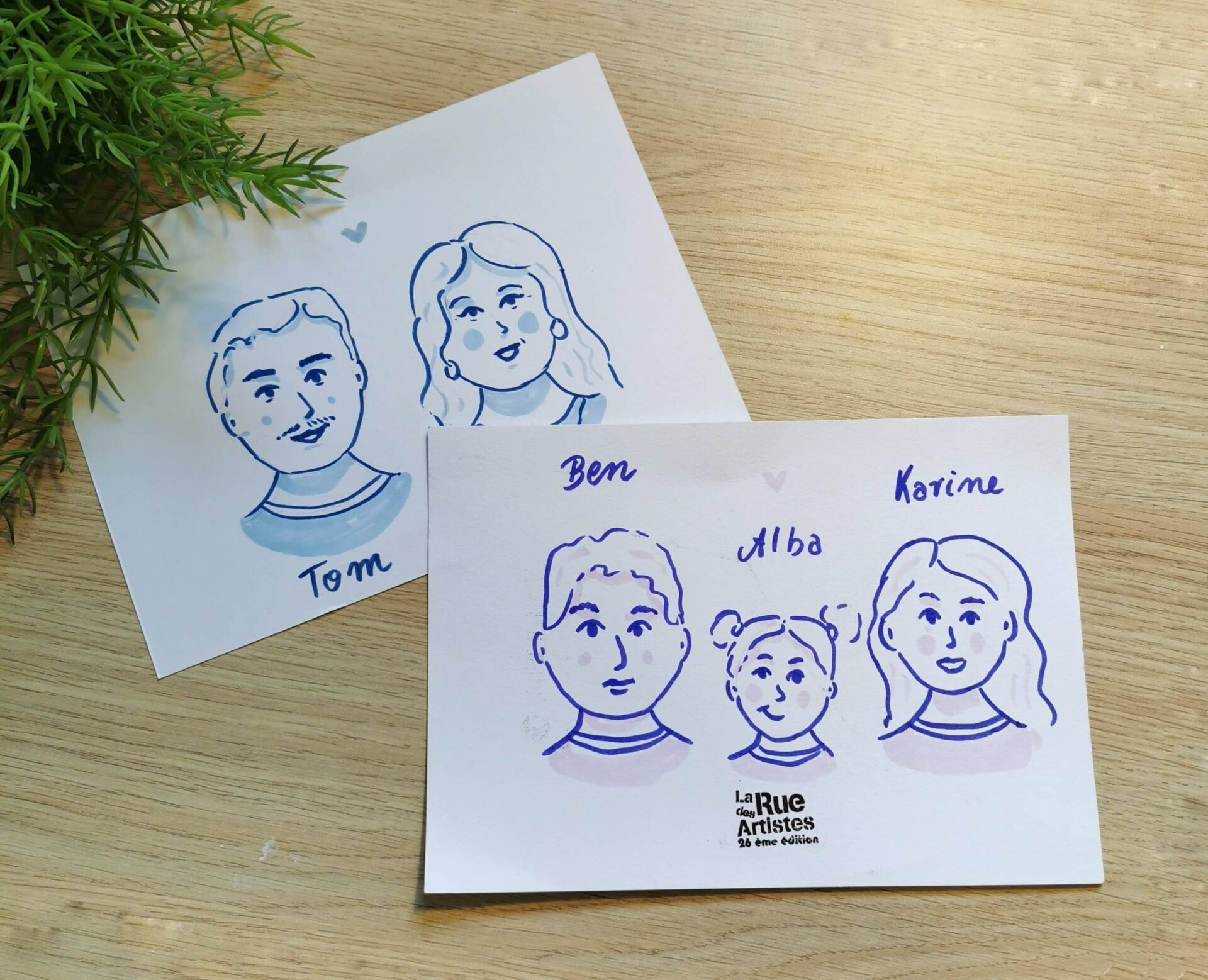 Live drawing portrait live Aurore Leprivey festival la rue des artistes