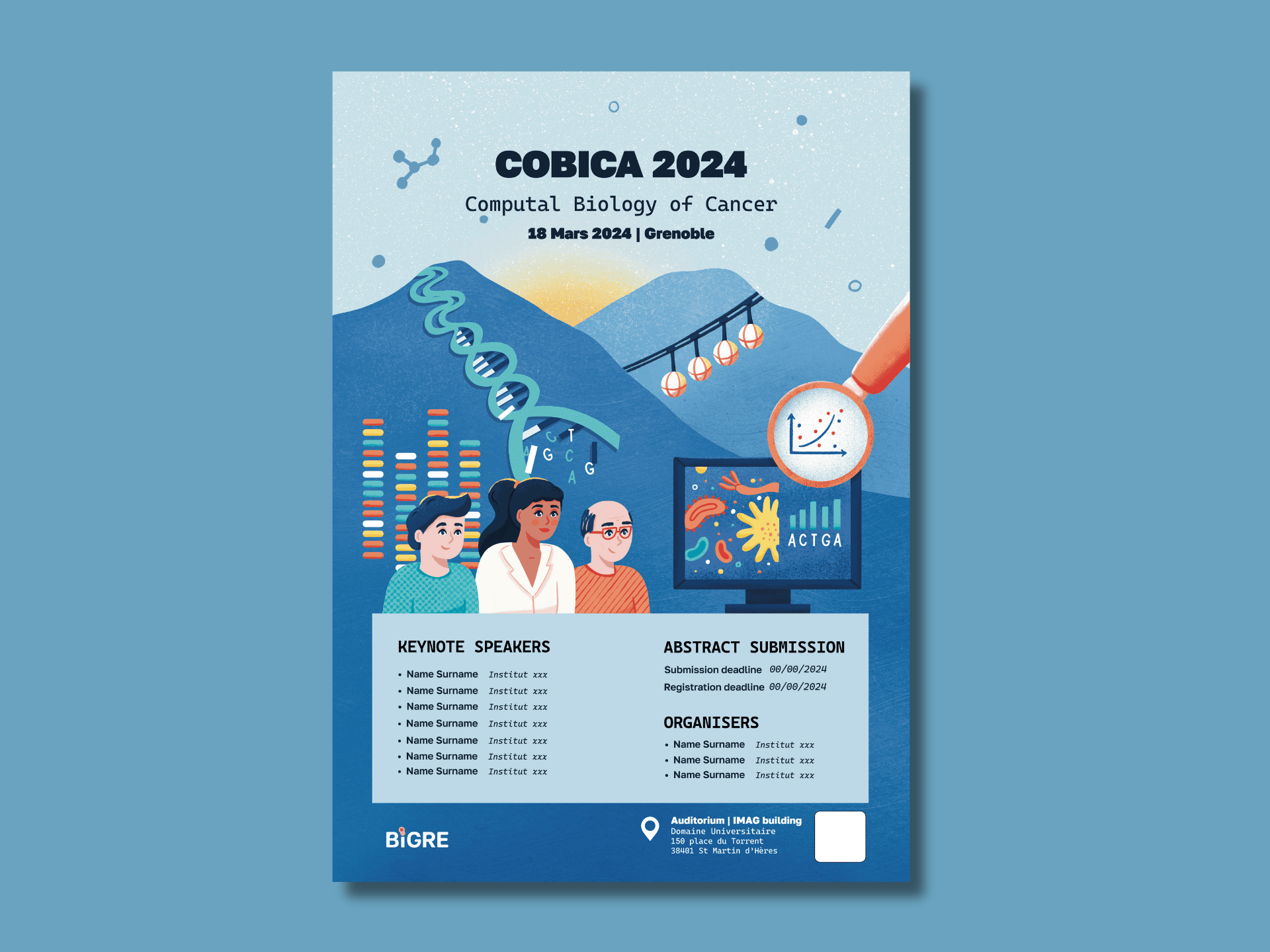 Affiche science Aurore Leprivey illustrateur graphiste