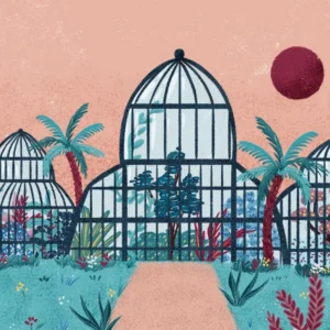 Illustration botanique Parc de la tête d'or | Aurore Leprivey