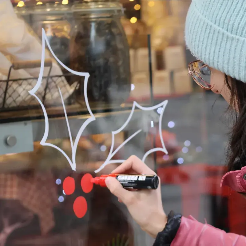 Aurore Leprivey carre (4) Décoration vitrine grenoble artiste Aurore Leprivey