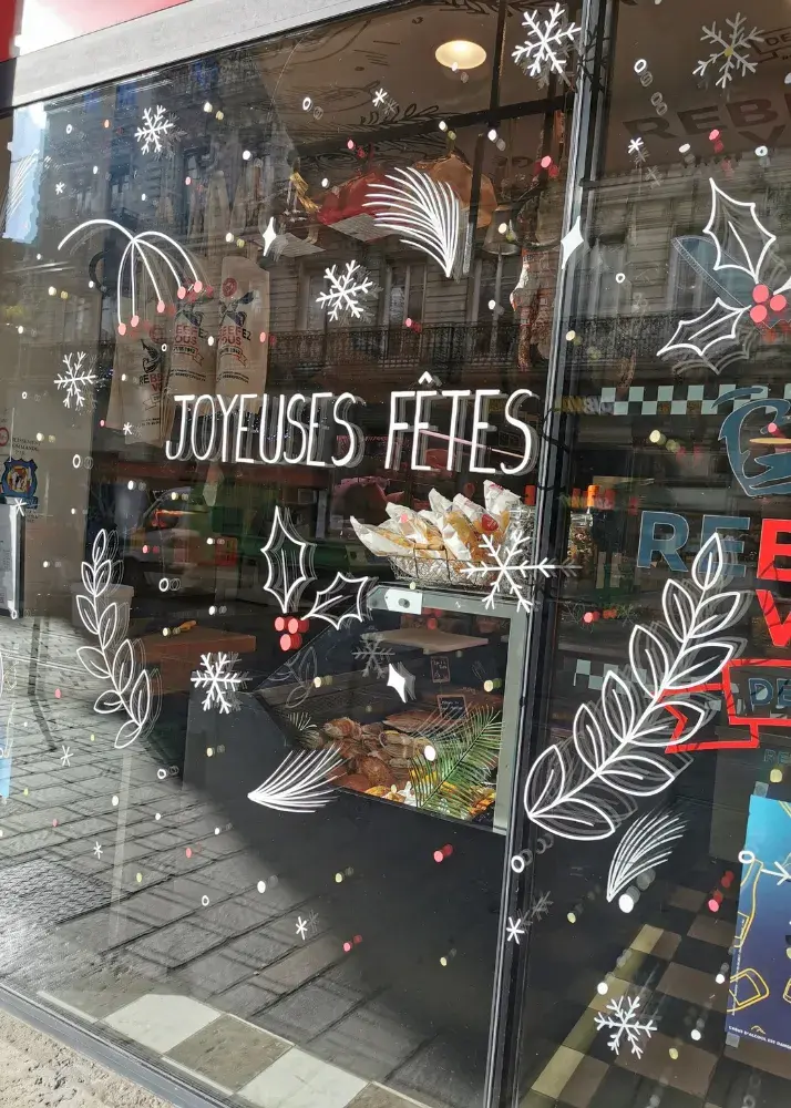 Décoration vitrine grenoble artiste Aurore Leprivey