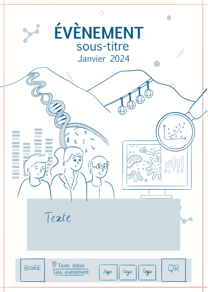 croquis affiche science UGA Aurore Leprivey