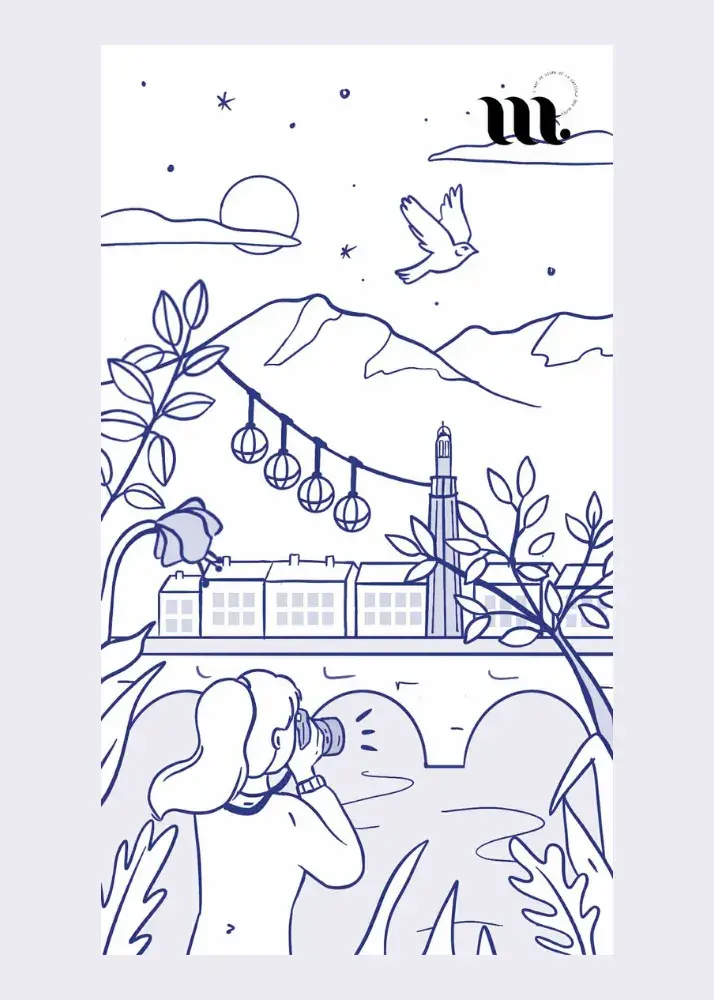 croquis d'illustration grenoble les mondaines Aurore Leprivey