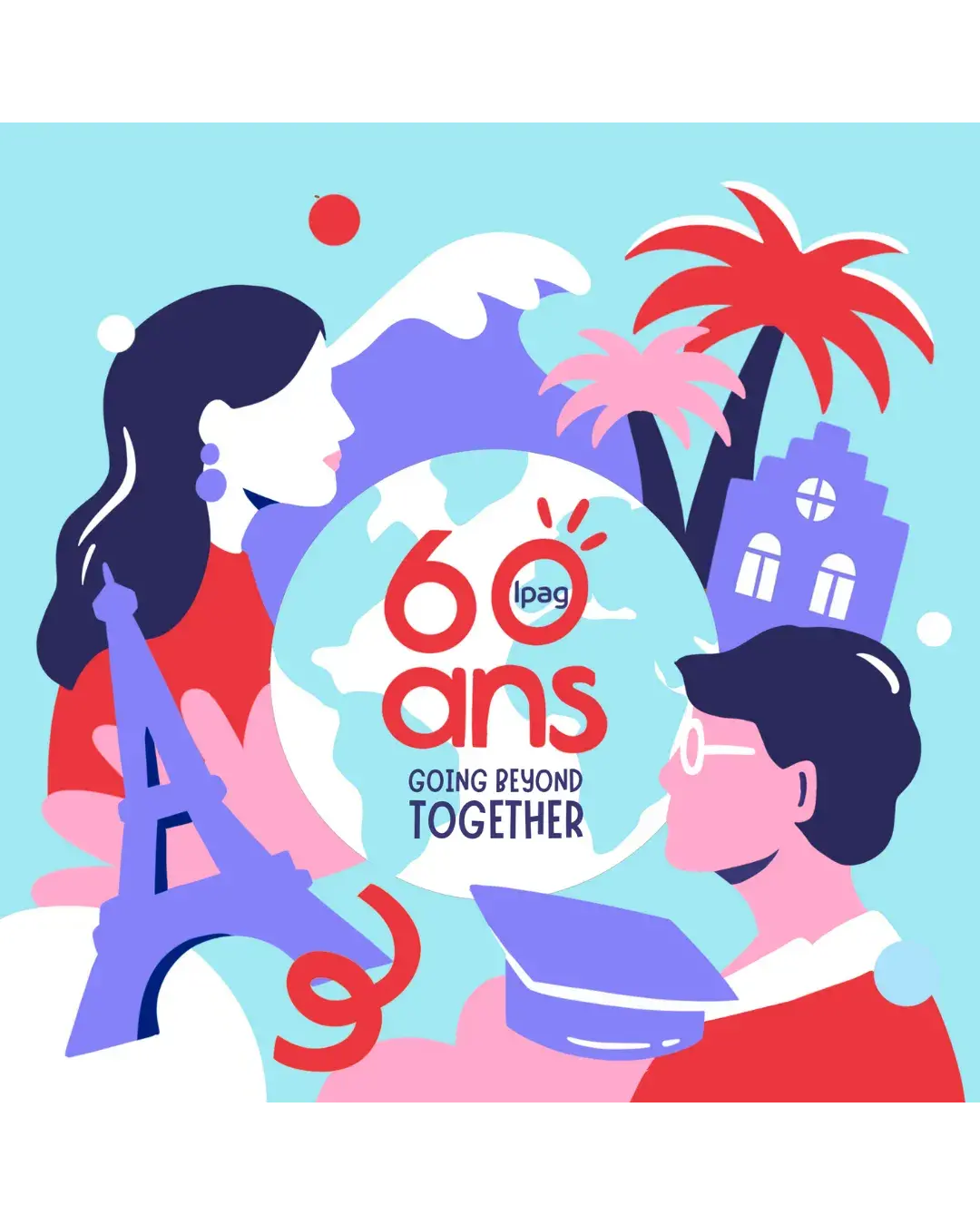 Illustration et peinture en live pour IPAG