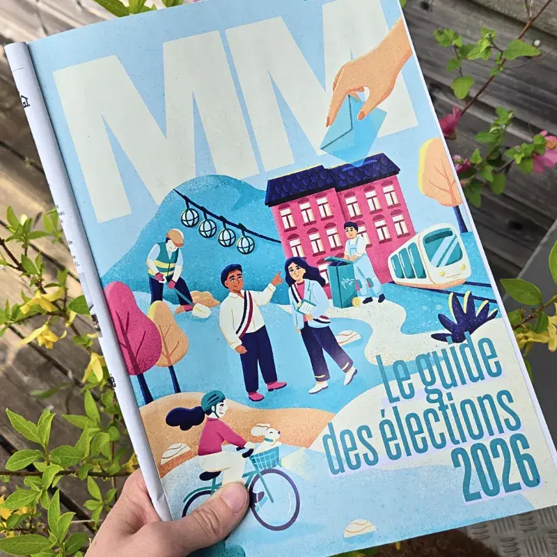 Couverture du magazine Métropole Grenoble Alpes - illustrateur Aurore Leprivey